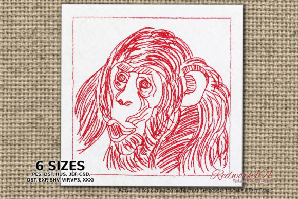 Baby Chimpanzee Embroidery Review for Makers