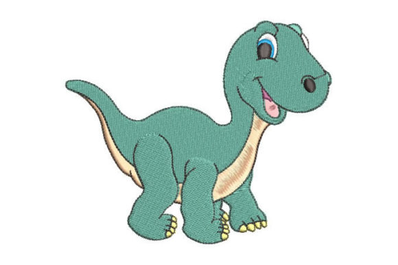 Green Dinosaur: A Festive Stitch for Holiday Collections