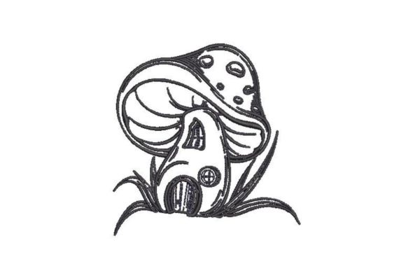 Mushroom Fairy House: A Seasonal Embroidery Review