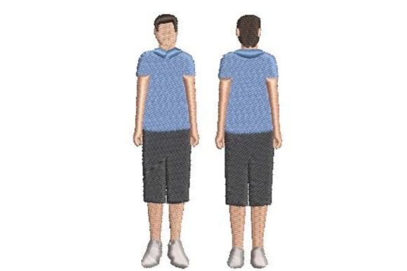 Review: Faceless Person in Blue T-shirt Design